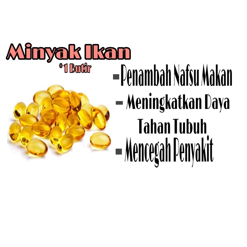 MINYAK IKAN KUCING ANJING KELINCI FISH OIL HEWAN PELIHARAAN ECERAN MURAH