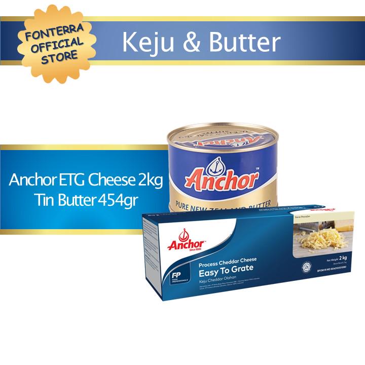 

Anchor ETG Proceed Cheese 2 kg + Anchor Pure New Zealand Salted Butter 454 gr