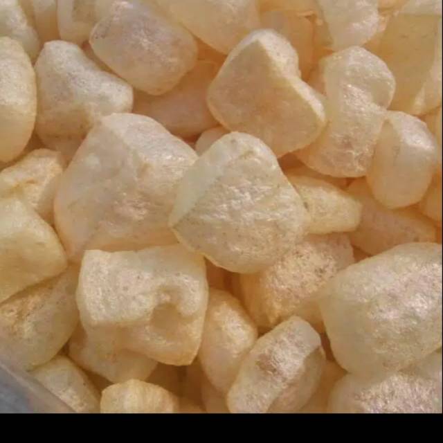 

KRUPUK KULIT SAPI ORIGINAL/KERUPUK KIKIL/KIKIL SAPI NON MSG/KERUPUK KULIT TOPLES 5 LT