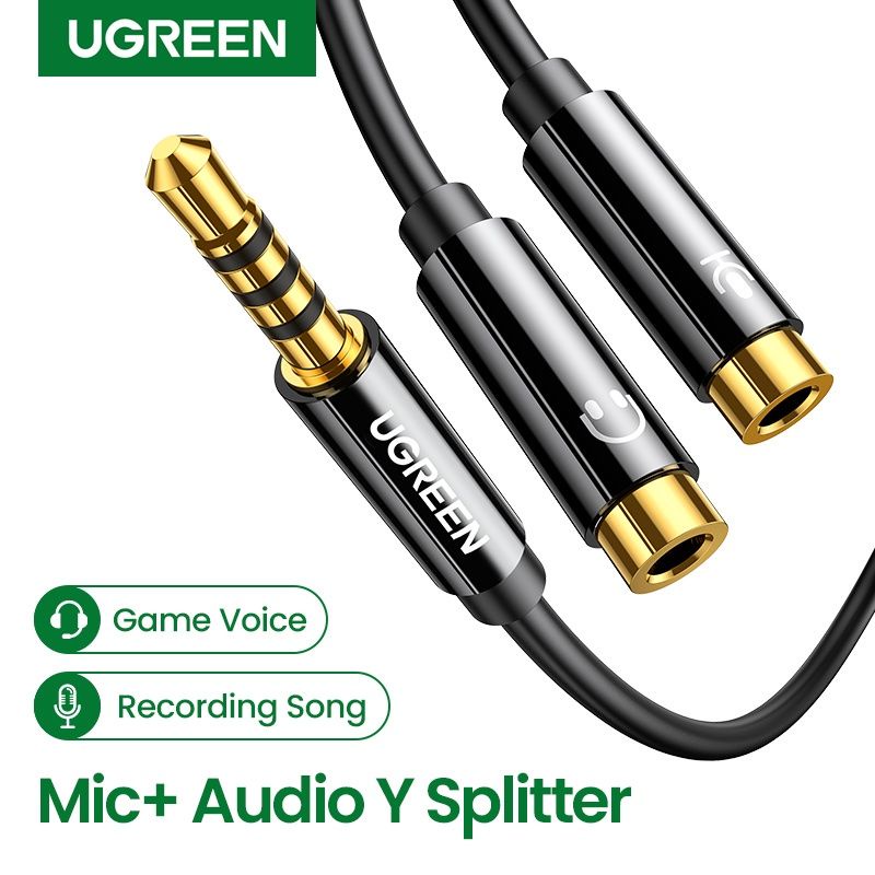 UGREEN Splitter Audio + Mic 3,5&quot;