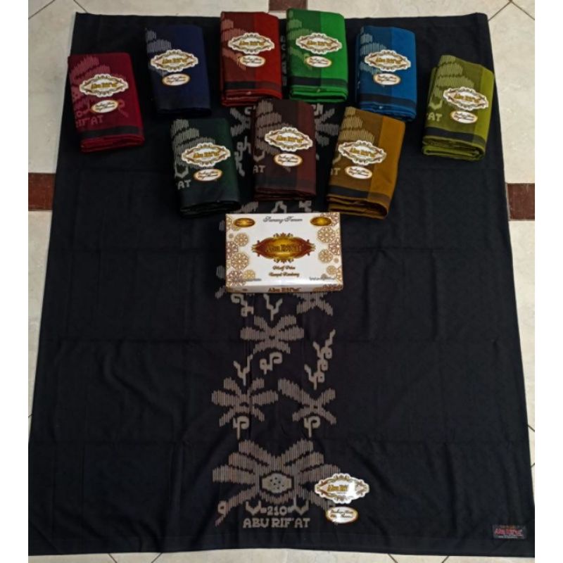 sarung abu rifat polos