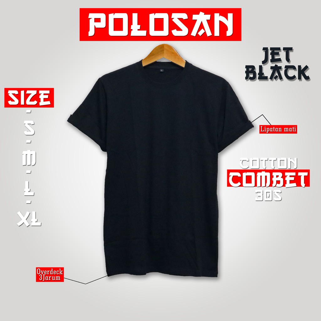 Kaos polos pabrikan distro 30s lengan lipat