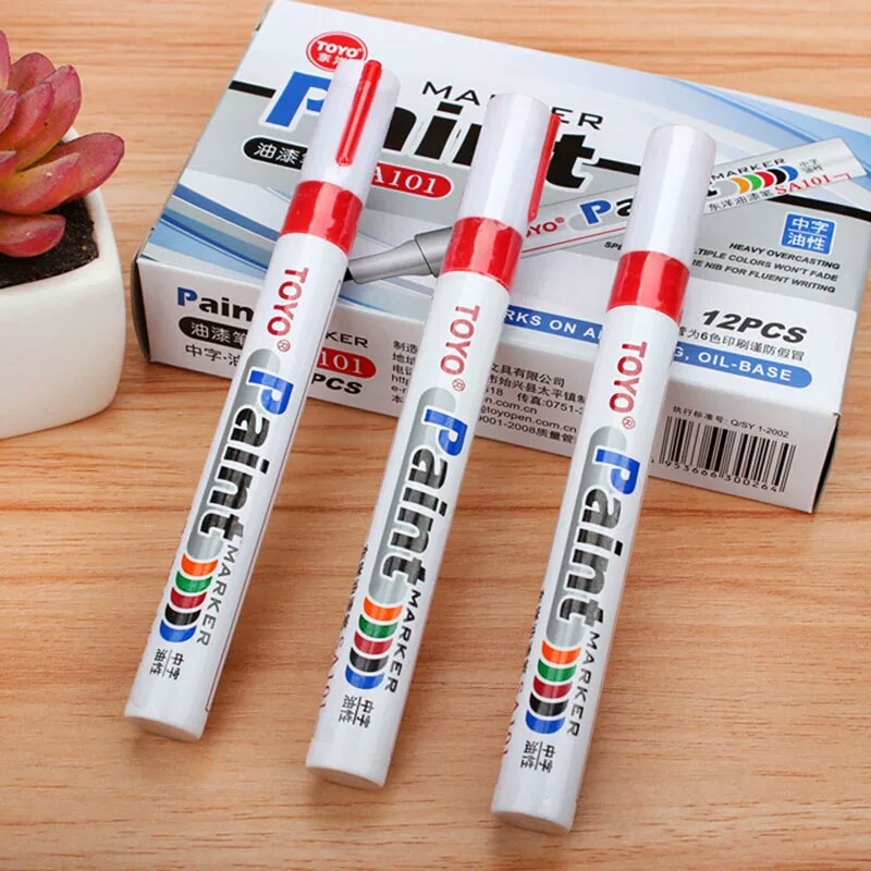 SPIDOL BAN MOBIL MOTOR TOYO Spidol Ban Toyo Paint Marker Toyo
