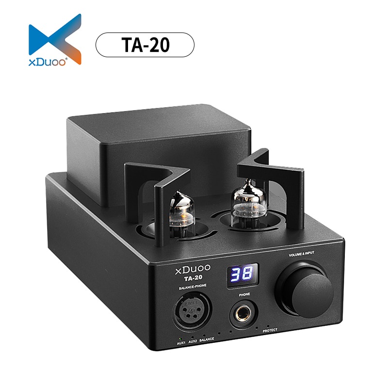 XDUOO TA-20 HIFI High Performance Balanced Classical 12Au7 Tube  stereo audio headphone Amplifier with XLR AUX