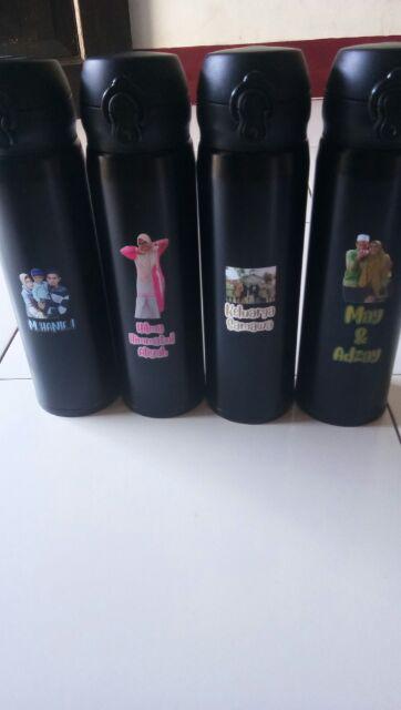 Tumbler Stainless Termos Niagara Print Custom Tulisan Saja Atau Gambar Kecil