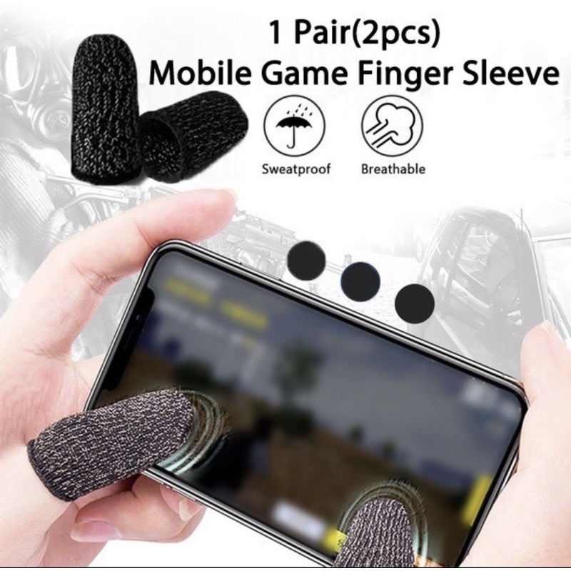 Finger Cots - Sarung Tangan Jempol - Sarung Jempol Gaming isi 2pcs - Ukuran Besar