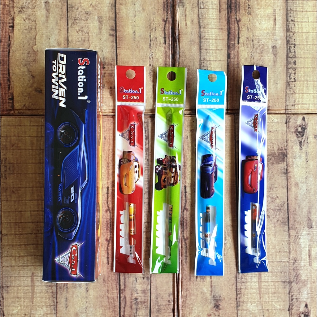 Isi Ballpoint Gel 1pak Isi 20pcs - Isi Gellpen  0.38 mm - Gel Ink Refill Motif Unik-1