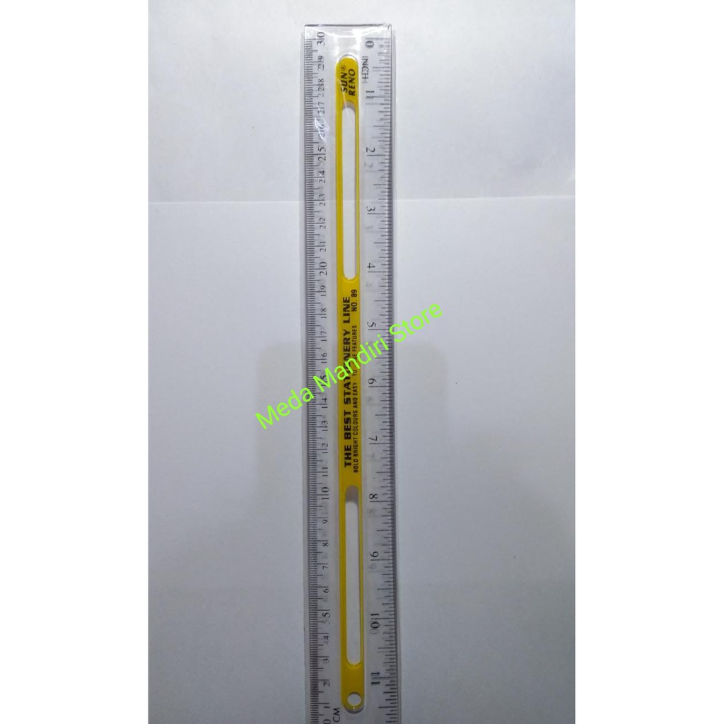 

Penggaris Mistar Plastik Sunreno 30cm