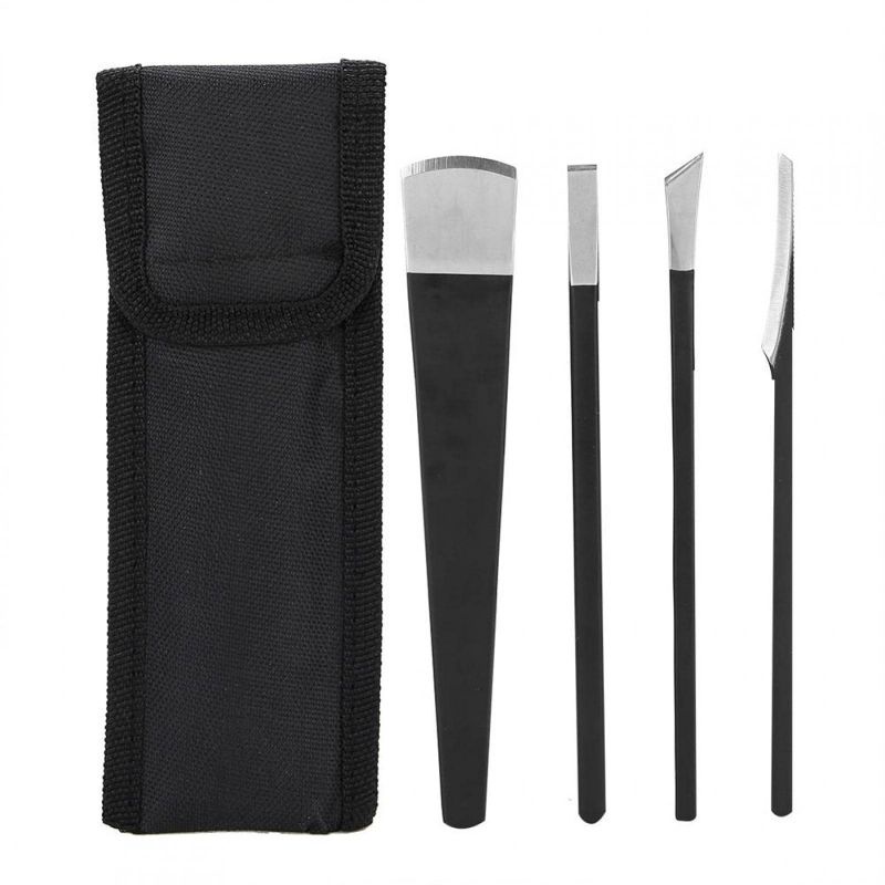 AHS - 4pcs Gunting Kutikula Manicure Pedicure Tools Pisau Merawat Kaki Pisau Kuku Cantengan