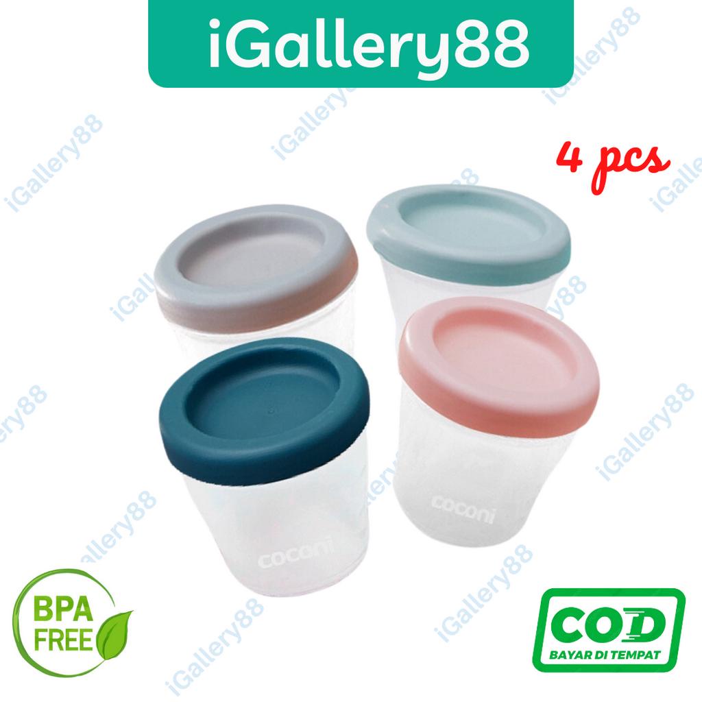 COCONI Air Tight Baby Food Container Set | Wadah MPASI PP Bayi Tempat penyimpanan BPA Free