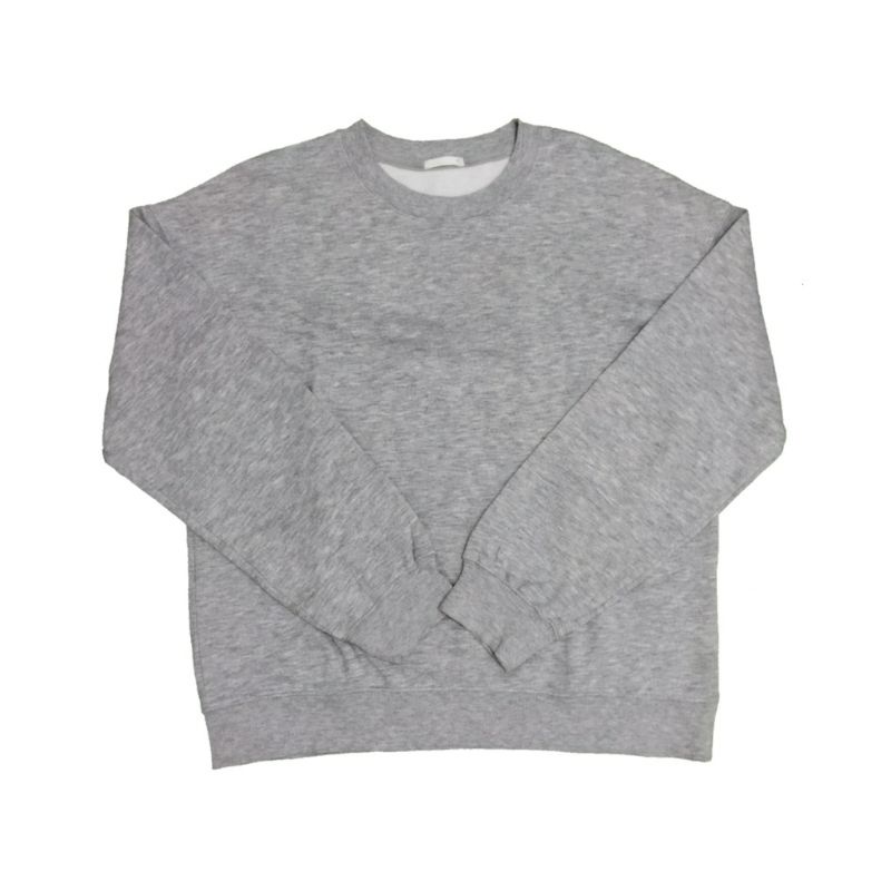 crewneck UNIQLO polos abu second original