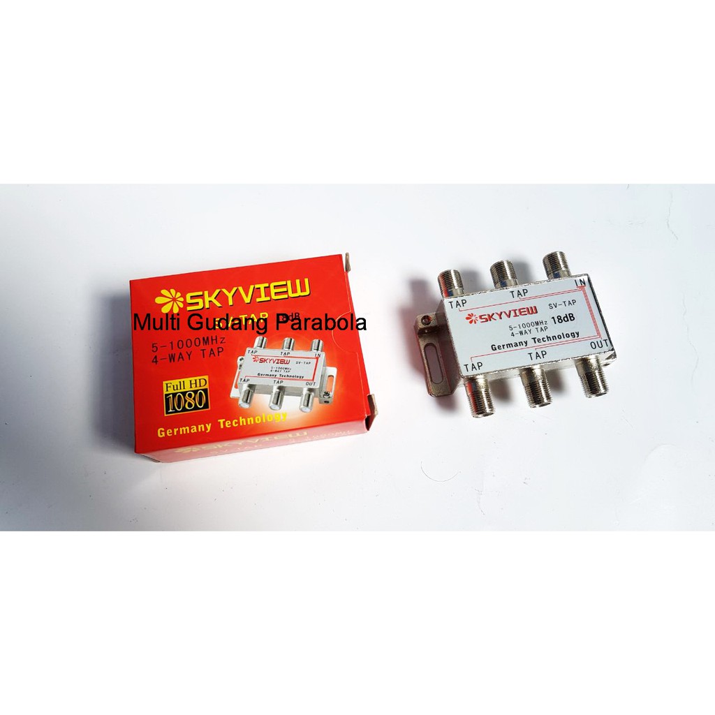 Tap Amplifier Inline 4 way all varian 10 12 14 16 18 db