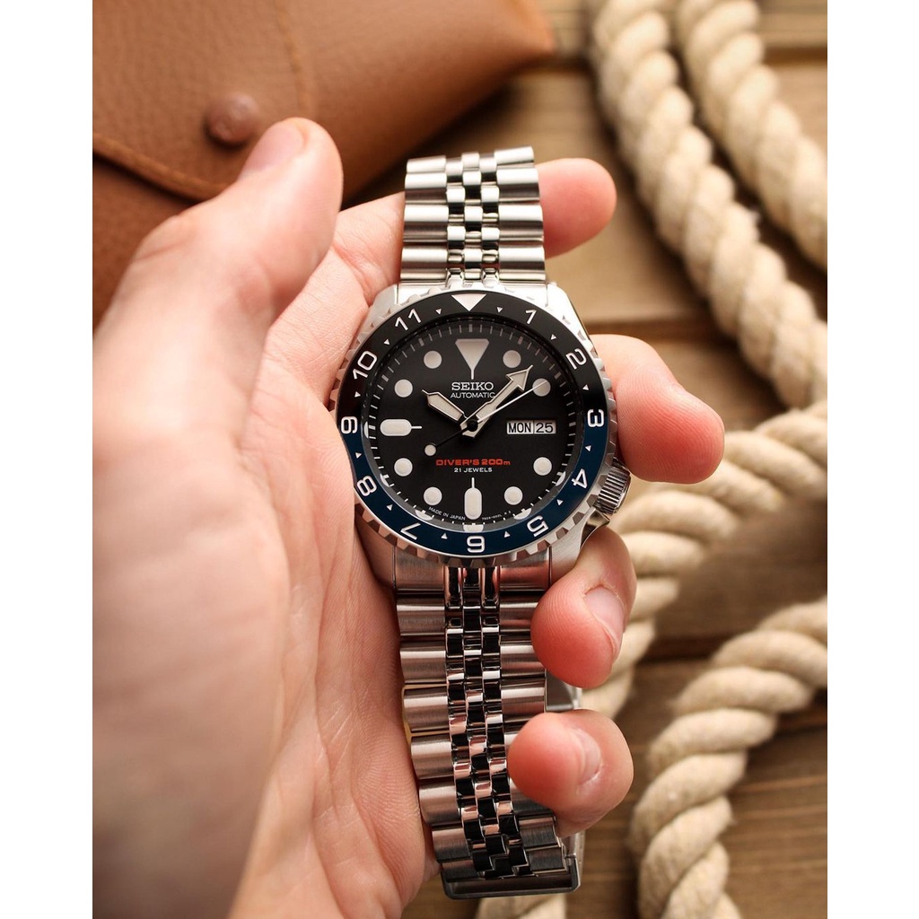SEIKO Jam Tangan Diver's Automatic Full Box Original Tipe Divers Strap Stainless Steel