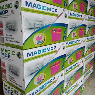 Magic Mop Sinda Dry Spin Stainles Steel  alat pel model 