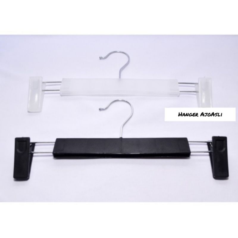 Hanger Jepit Celana Besi Plastik Kokoh Kuat