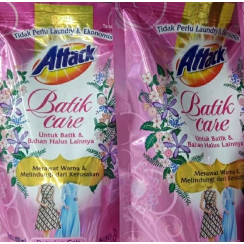 ATTACK Batik Care Deterjen Laundry Perawatan Batik 400ml Refill Pouch