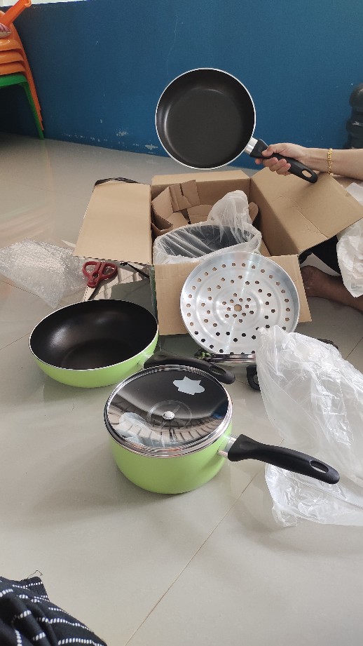 Maxim New Halania 7 Pieces Set Panci Teflon Set