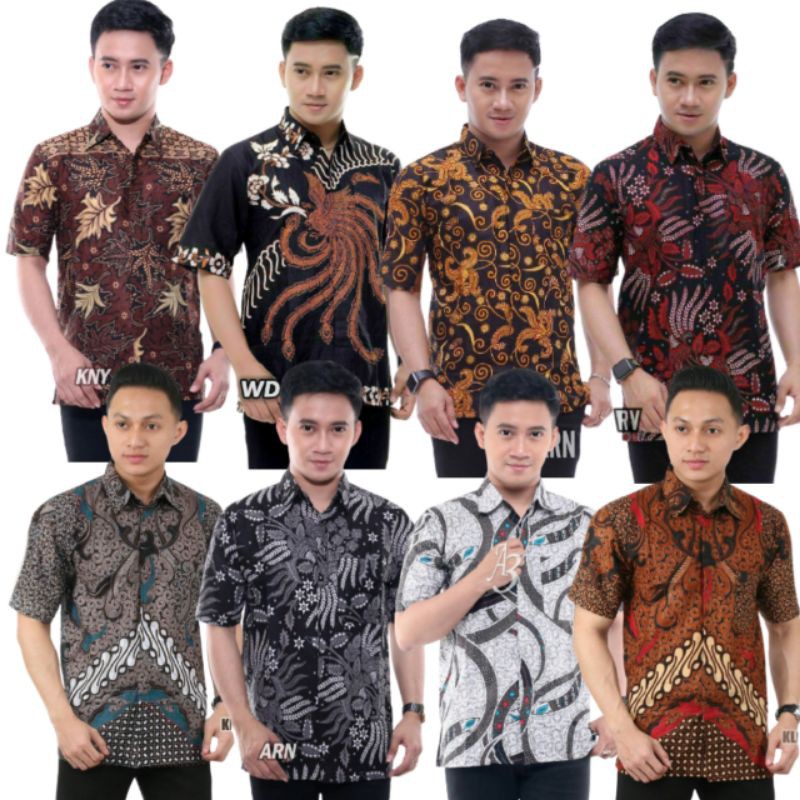 NEW ARRIVAL DISTRO BATIK PRIA SOGAN HRB026 BATIKAF NOTOARTO BATIK