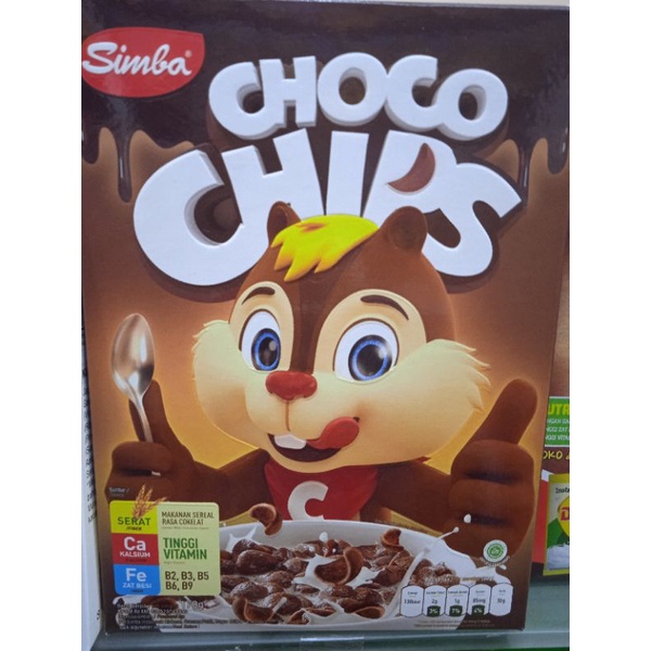 

Simba Choco Chips Sereal Cokelat 170 Gram