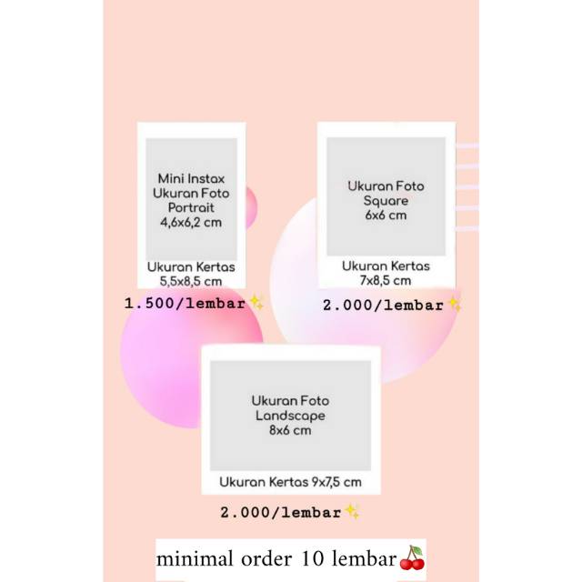 Ukuran Kertas Polaroid | My XXX Hot Girl