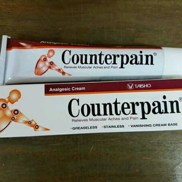 COUNTERPAIN 15 Gr Krim Nyeri Otot Sendi Keseleo Terkilir Cream Salep Analgesic Pegal Linu Encok