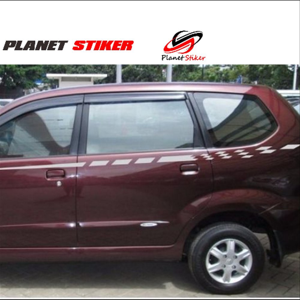 Sticker Cutting Stiker Mobil Lis Stripe Avanza Xenia Rush Terios Sepasang Plus Bonus Free Ongkir Shopee Indonesia