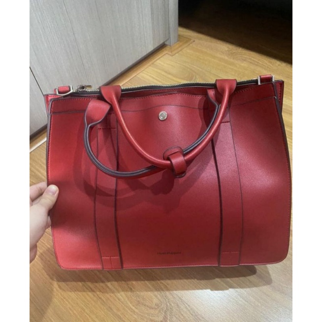 Preloved - HUSH PUPPIES TAS MERAH