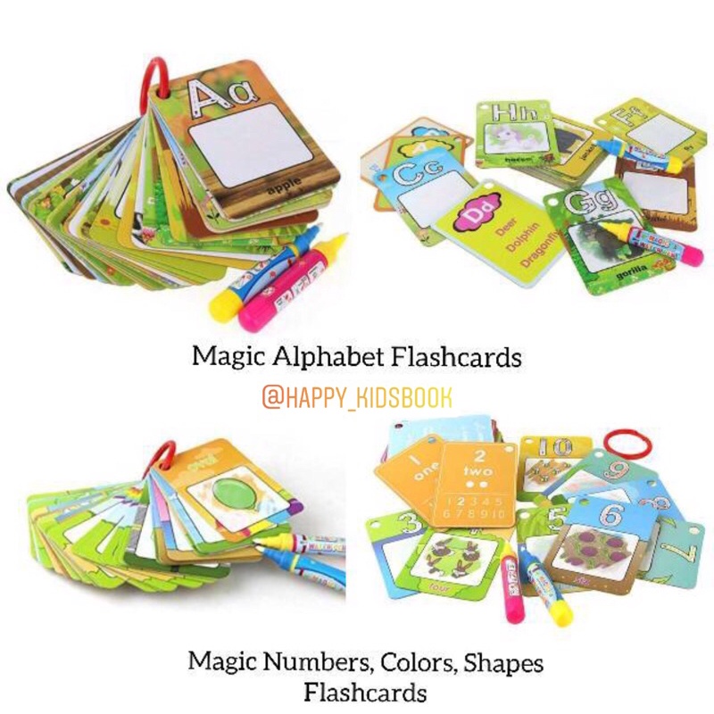 WIPE CLEAN BOOK /Magic ABC FLASHCARDS /MAGIC WATER PEN