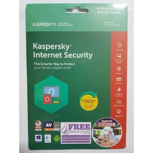 Kaspersky Internet Security 3 User 2018