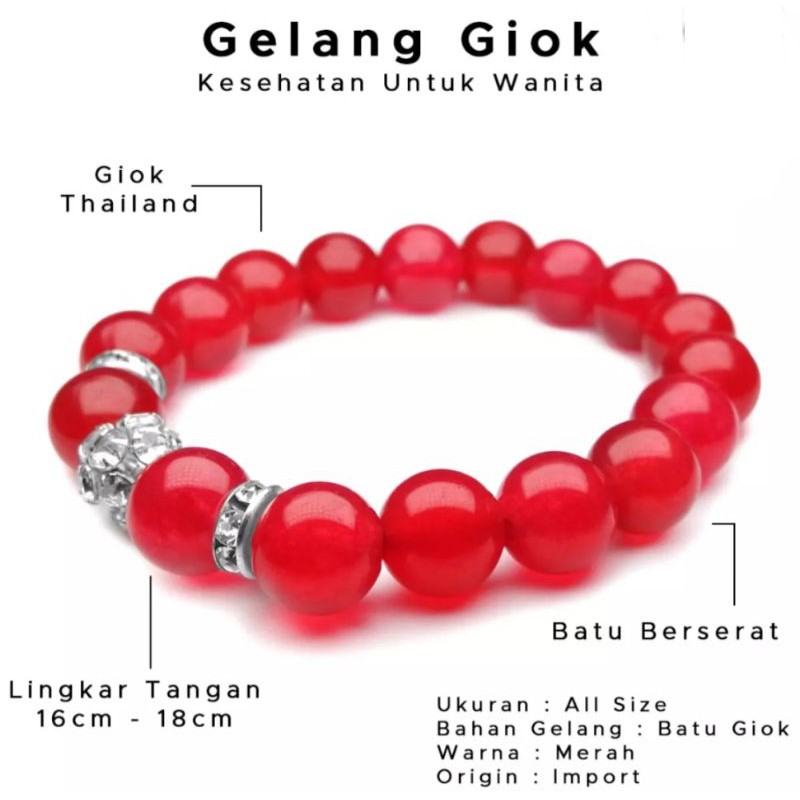 GELANG KESEHATAN WANITA BATU AKIK THAILAND