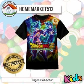 Kaos Anak Dragon Ball Action Kaos Anak Laki-Laki Dan Perempuan | HOMEMARKET512