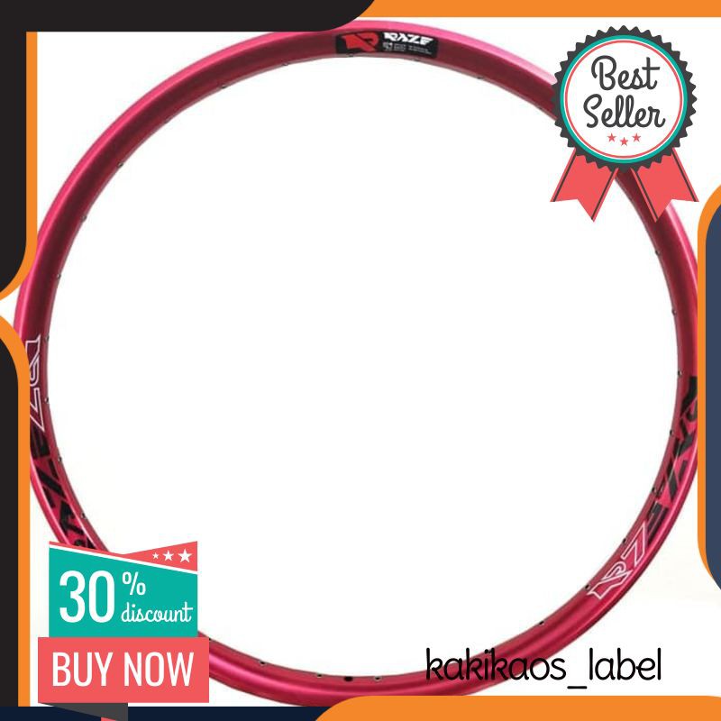 Raze Velg Rims Sepeda 26 - 27.5 inch 32H AV [1 Piece]