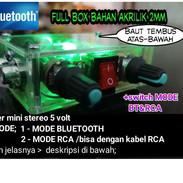 Special - Amplifier BOX AKRILIC  Power amplifier _ amplifier bluetooth _ amplifier mini _ ampli mini