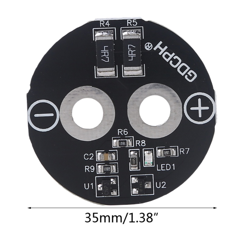 Bt 35mm 2.7V 500F Super Farad Kapasitor Balance Board Bulat Untuk Modul Perlindungan