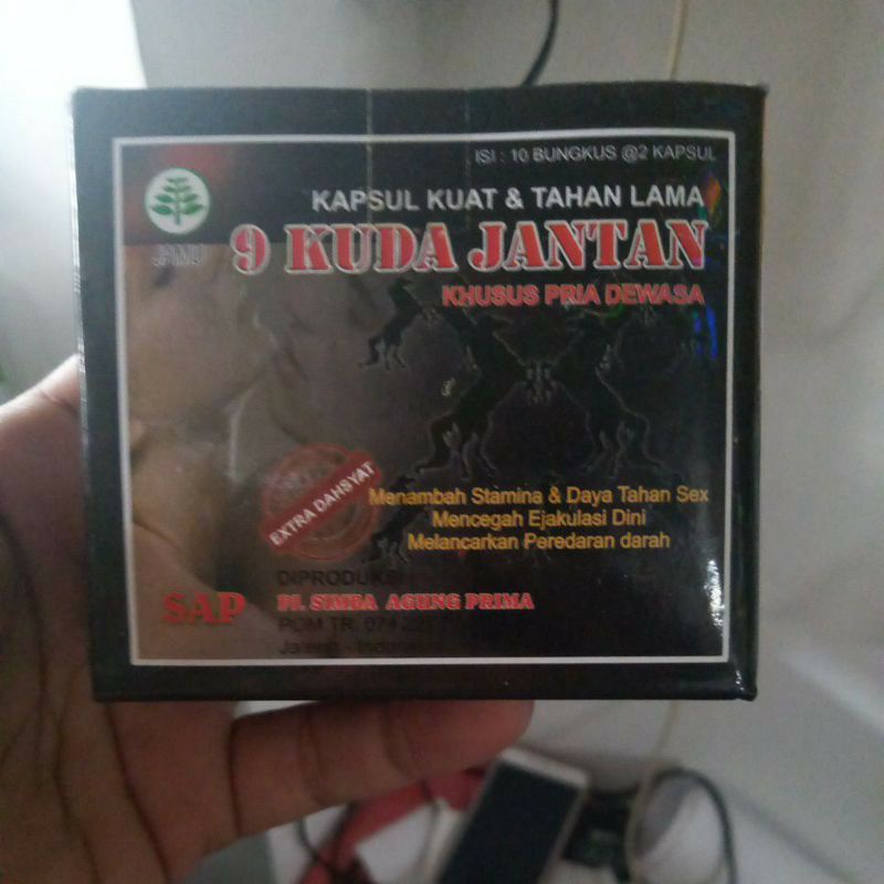 Kapsul 9 Kuda Jantan penambah vitalitas pria