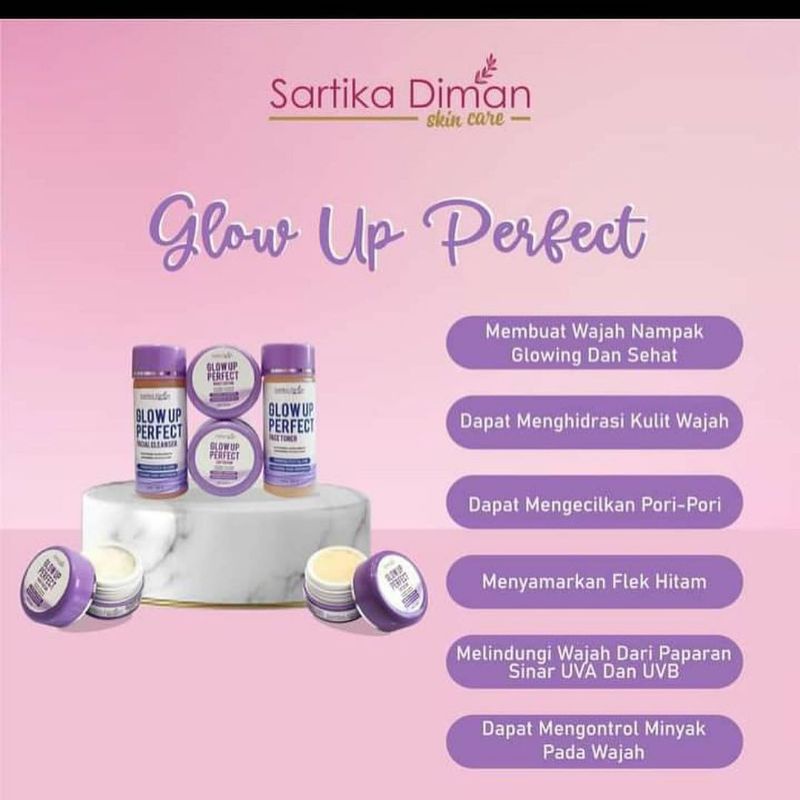 cream glow up perfect S&A bay Sartika Diman