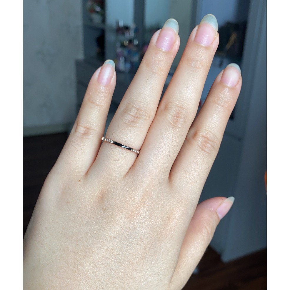 Cincin Titanium Mini Korea Wanita CK137 simple elegant cocok hadiah