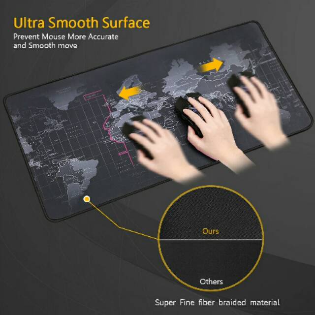Gaming Mouse Pad RGB Besar Mouse Pad Gamer