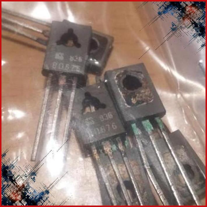 

Transistor original BD576 BD 576 SGS abu-abu NOS