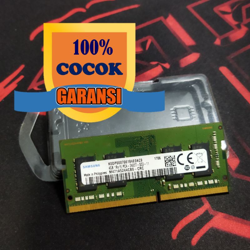 Samsung ddr4 4gb ram 2400mhz 2400 mhz 2133mhz 2133 ddr 4 gb laptop sodimm so-dimm