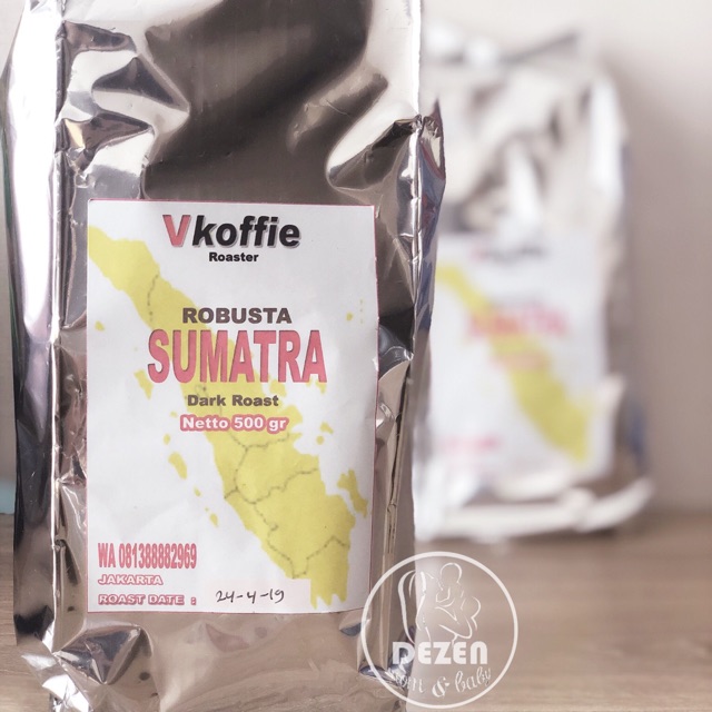 

Kopi Robusta Sumatra dark roast Kiloan