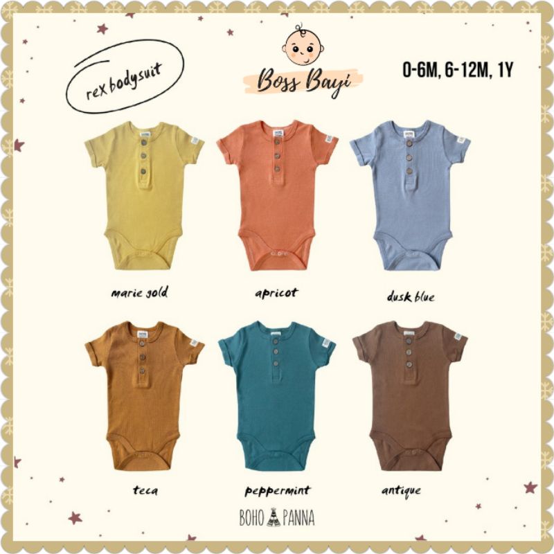 BOHOPANNA - Rex Bodysuit - Jumper Segitiga Bayi Anak