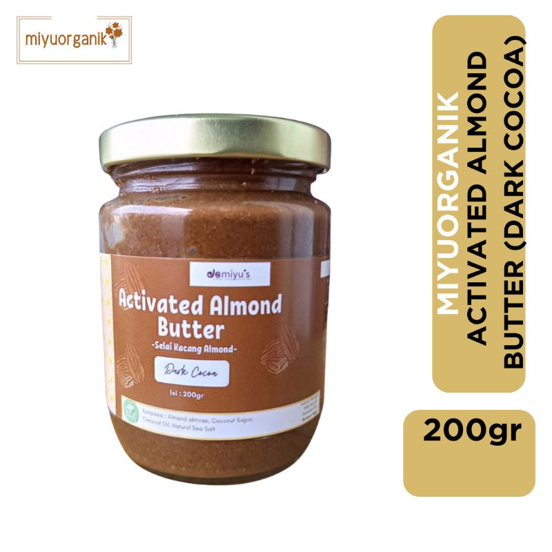 Jual ACTIVATED ALMOND BUTTER DARK COCOA 200GR Shopee Indonesia