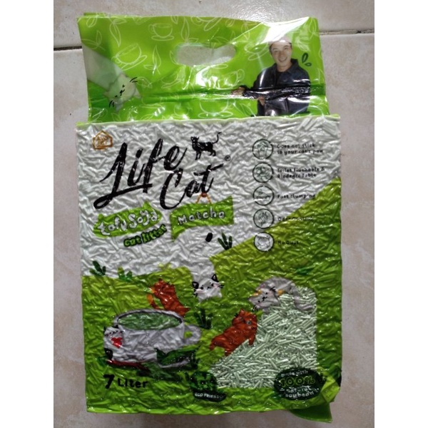 LIFE CAT Tofu Soya 7 Liter - Pasir Kucing