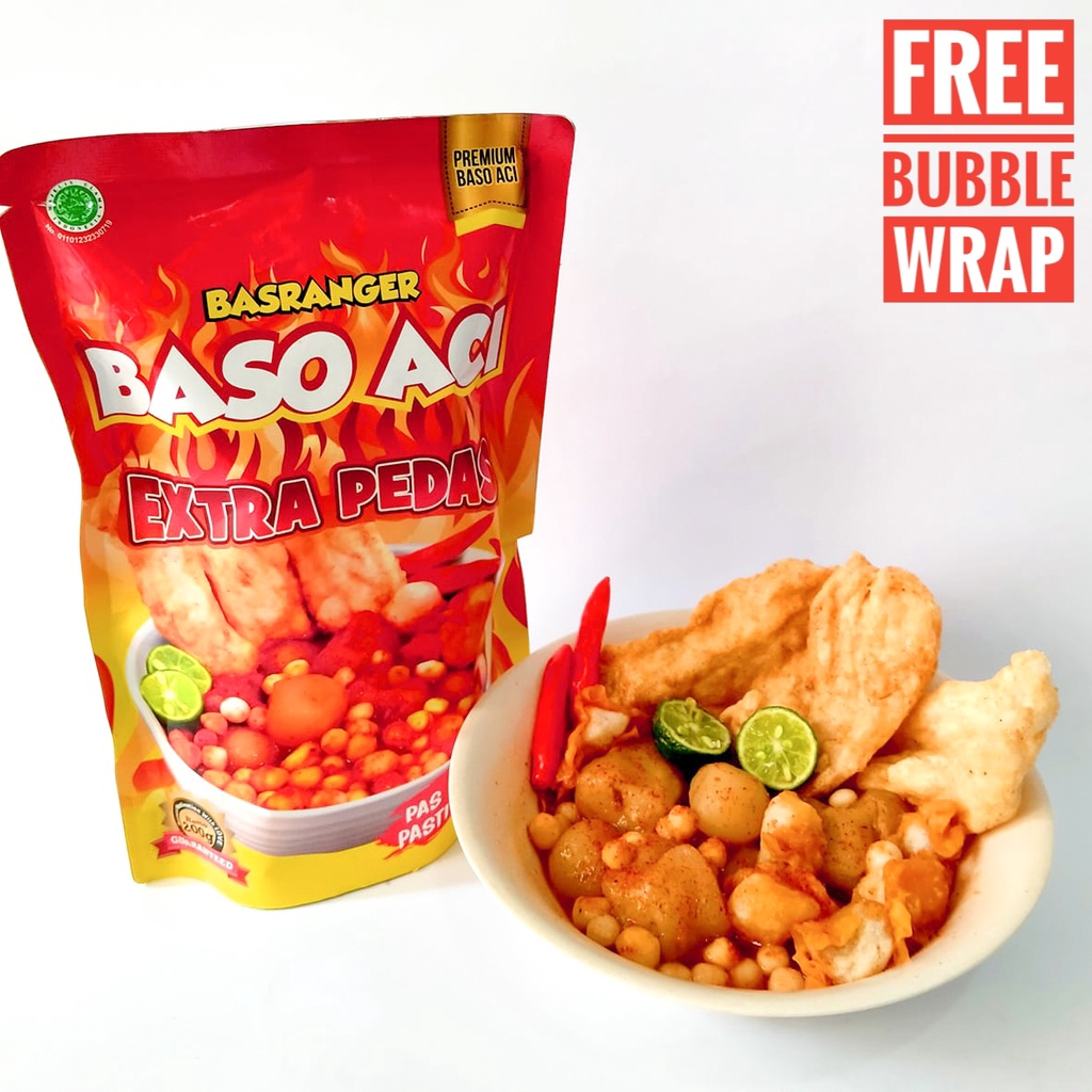 

Baso Aci Extra Pedas Basranger | Boci Instan | 200 gram