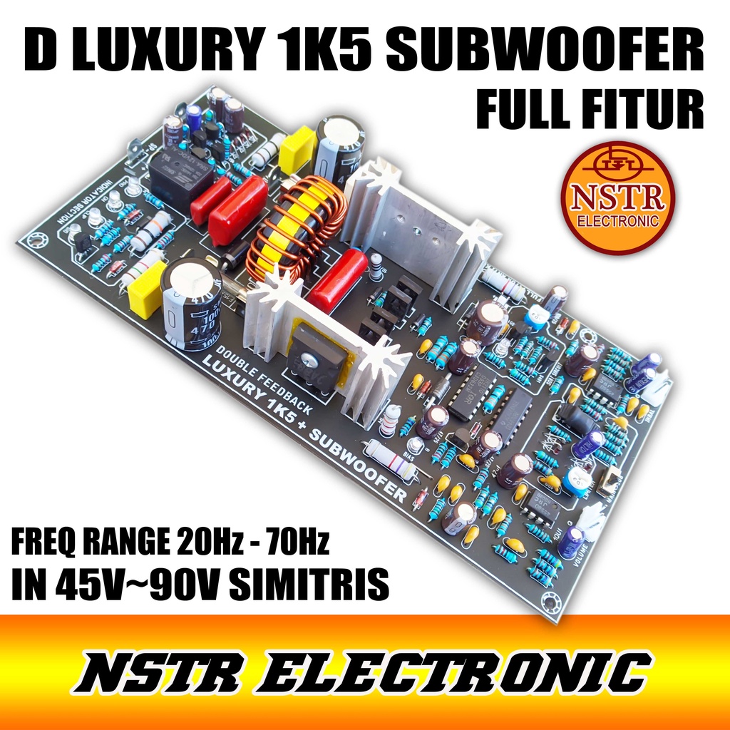 CLASS D  LUXURY 1K5  + SUBWOOFER