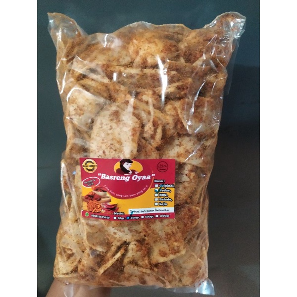 

Basreng kriuk pedas 250gr