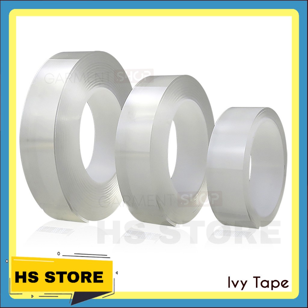 

Ivy Grip Tape Reusable Double Tape Multifungsi Adhesive Nano Tape