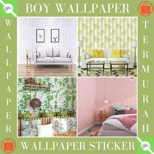 COD - Wallpaper Sticker Motif SALUR BUNGA BEST SELLER!! Premium High Quality 45cm x 5m / wallpaper dinding / wallsticker /WPS