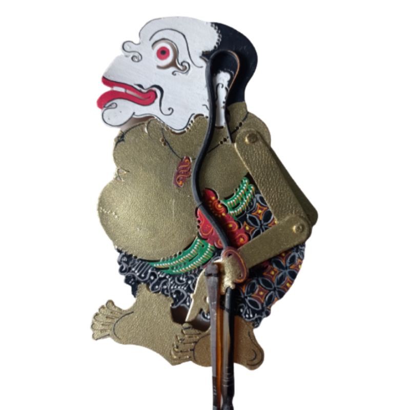 (BISA COD) WAYANG KULIT BAGONG MINI CAPERAN SUPER HALUS 18x7 cm - PAJANGAN DEKORASI RUMAH MURAH